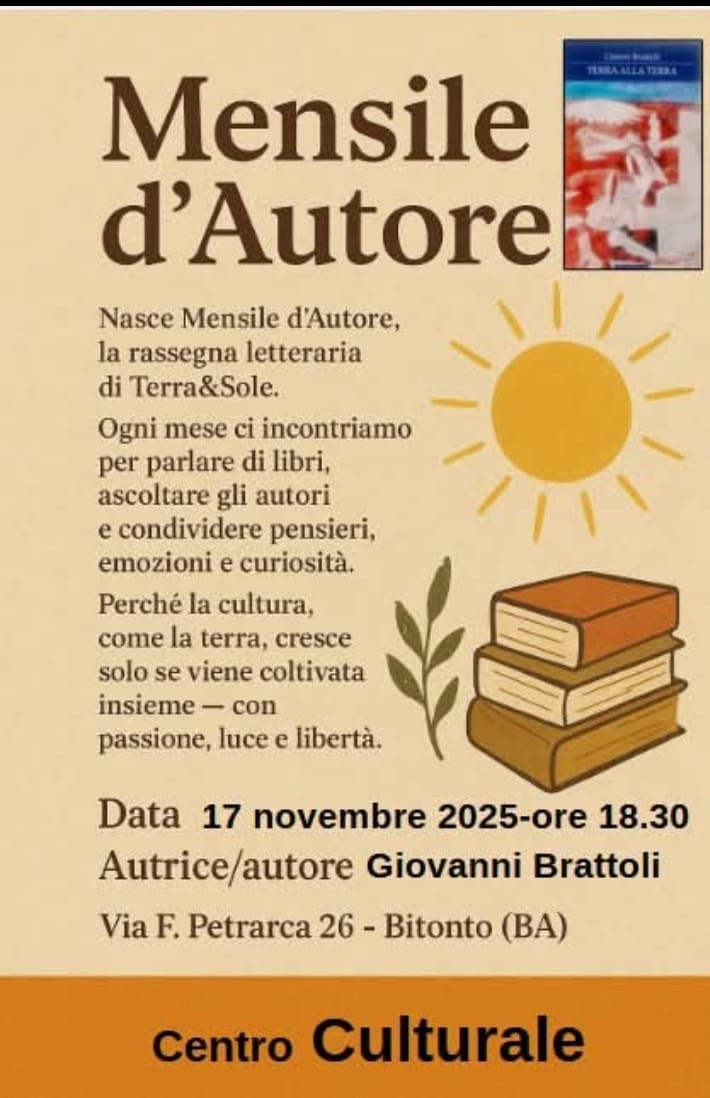 Mensile d' autore- 17 novembre 2025-Giovanni Brattoli 