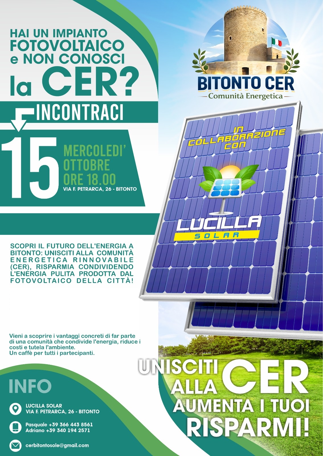 Visualizza pagina Facebook - "Lucilla Solar"